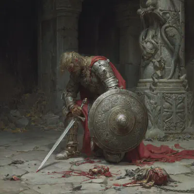 Scraps of blood and cloth